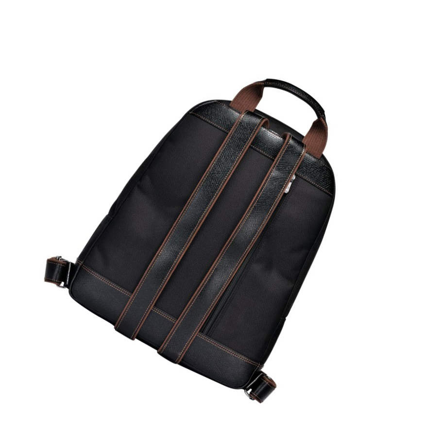 Longchamp Boxford Miesten Reppu Mustat | Fi-EHBQ298