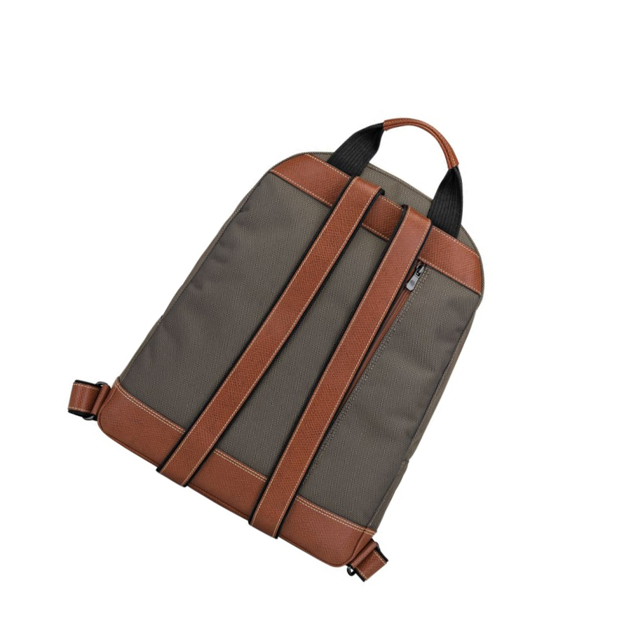 Longchamp Boxford Miesten Reppu Ruskea | Fi-OUGA406