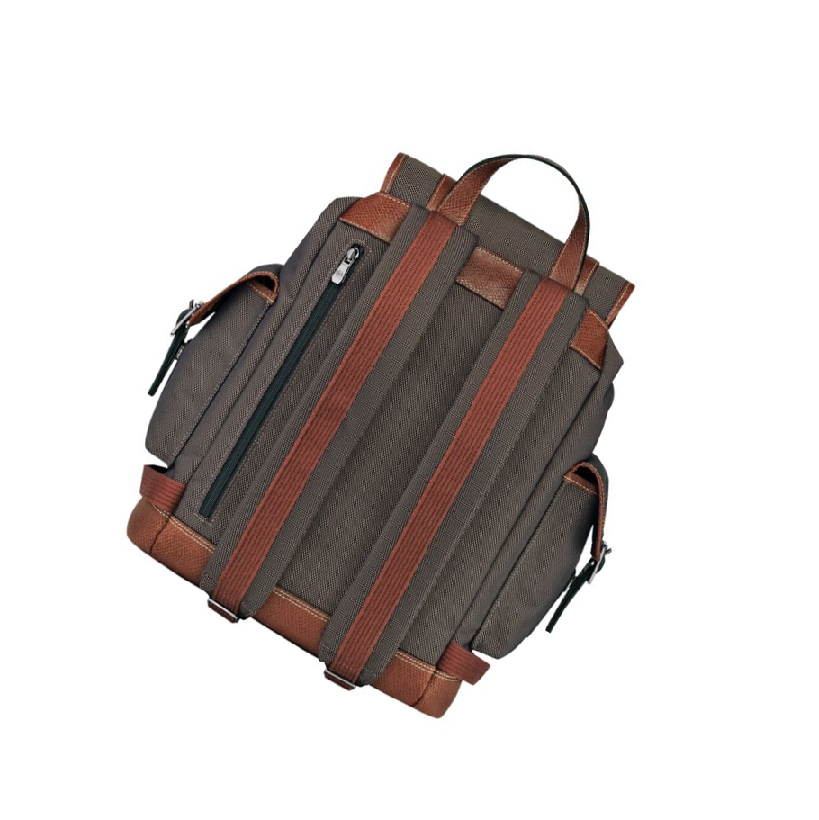 Longchamp Boxford Miesten Reppu Ruskea | Fi-VKIF371