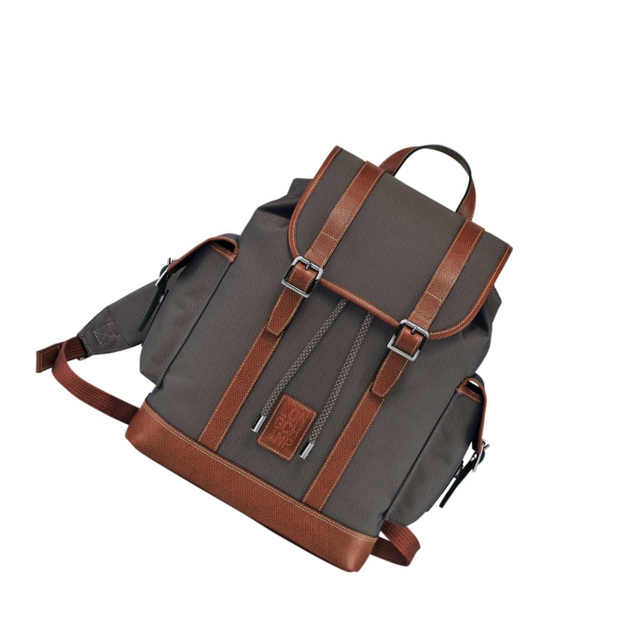 Longchamp Boxford Miesten Reppu Ruskea | Fi-VKIF371