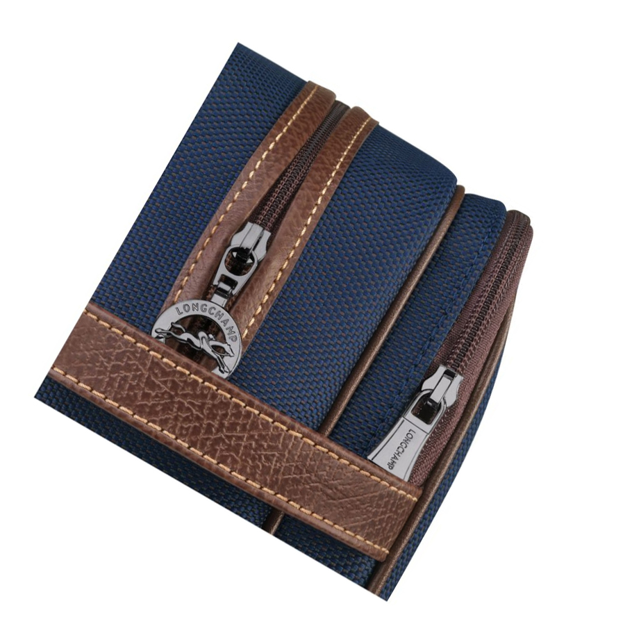 Longchamp Boxford Miesten Toilettilaukku Laivastonsininen | Fi-PVWC946