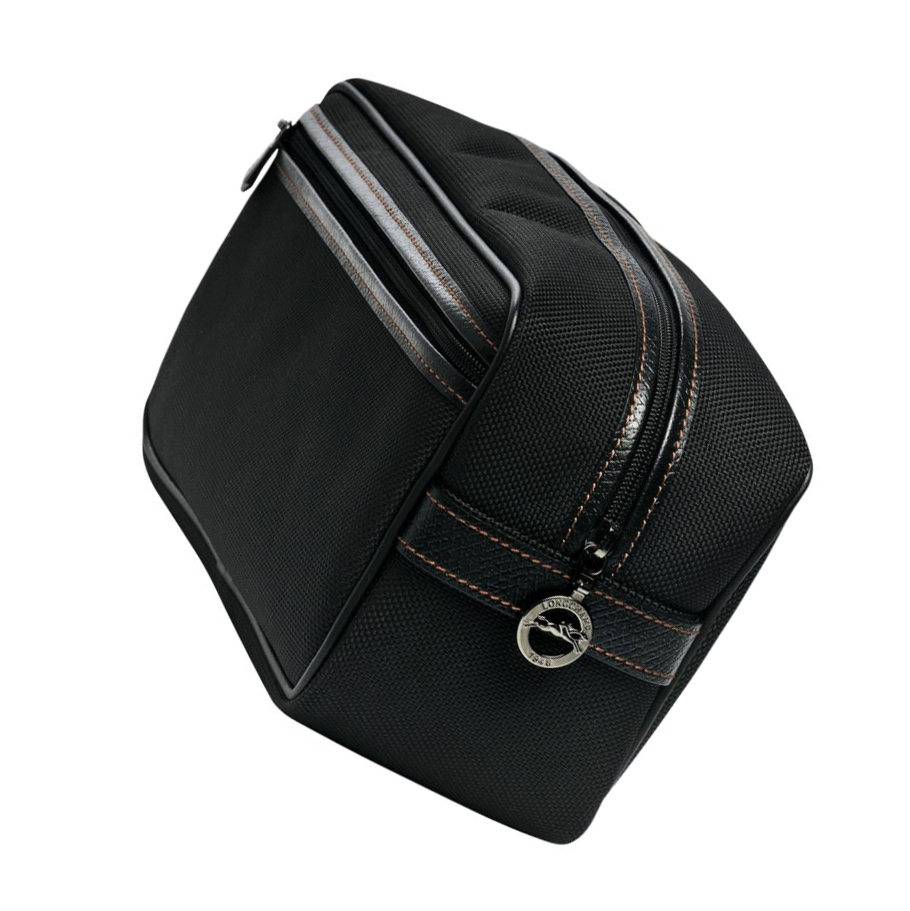 Longchamp Boxford Naisten Toilettilaukku Mustat | Fi-QIPK507