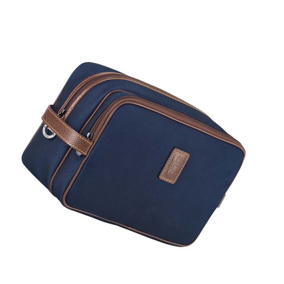 Longchamp Boxford Naisten Toilettilaukku Laivastonsininen | Fi-UFRJ143