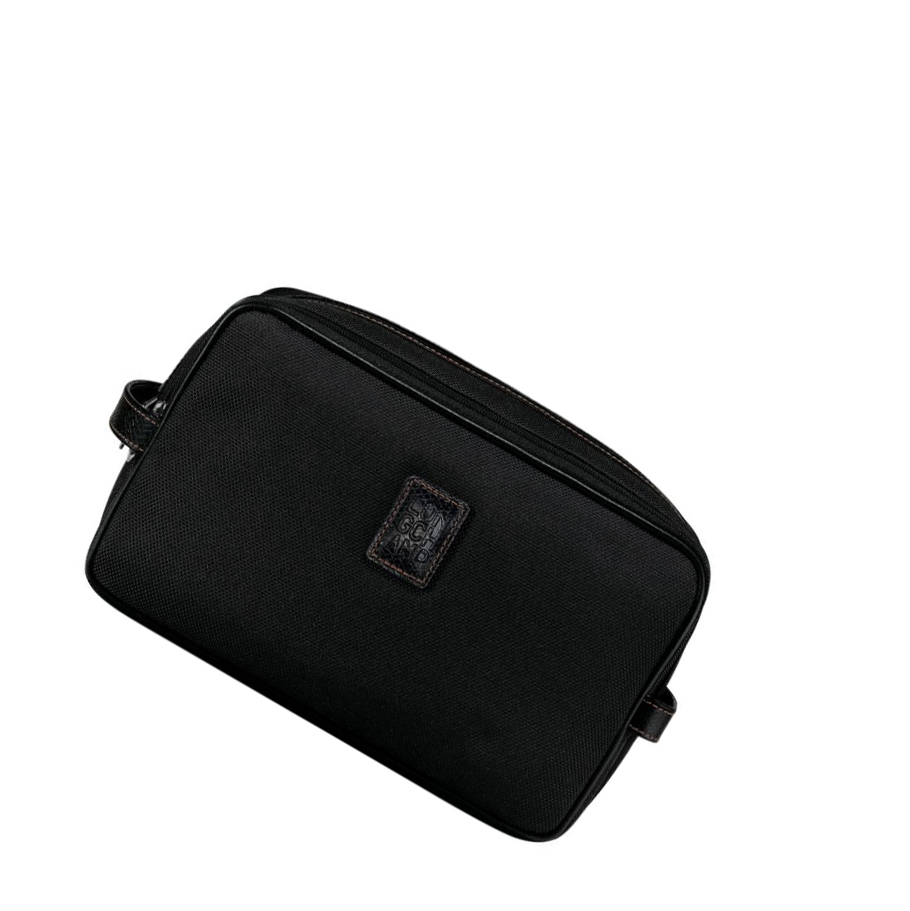 Longchamp Boxford Naisten Toilettilaukku Mustat | Fi-USWE741