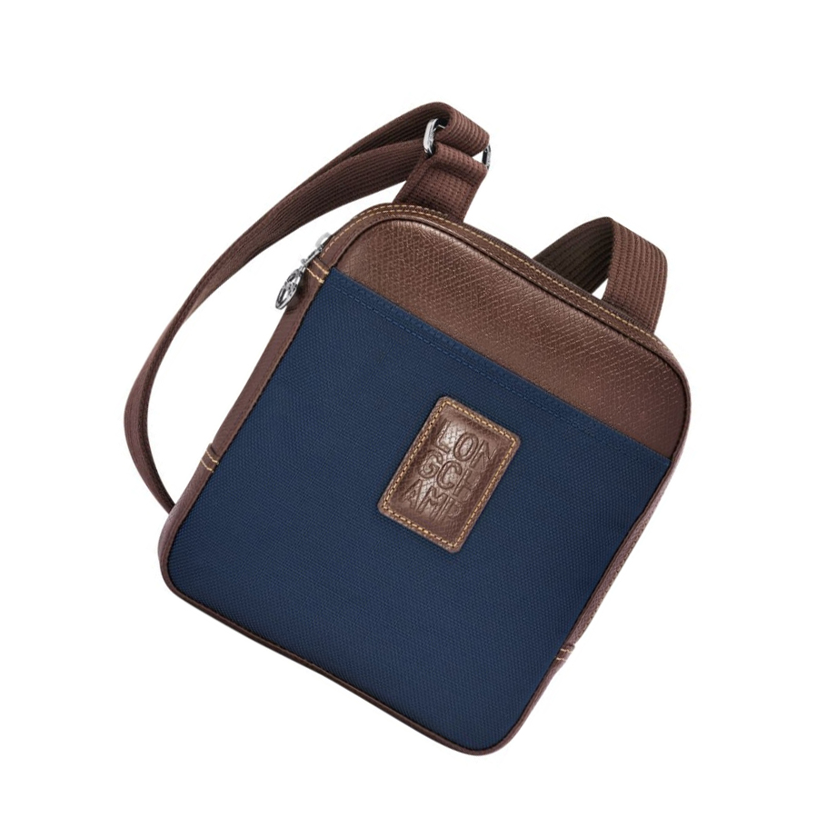 Longchamp Boxford S Miesten Crossbody Laukut Laivastonsininen | Fi-JTFE268