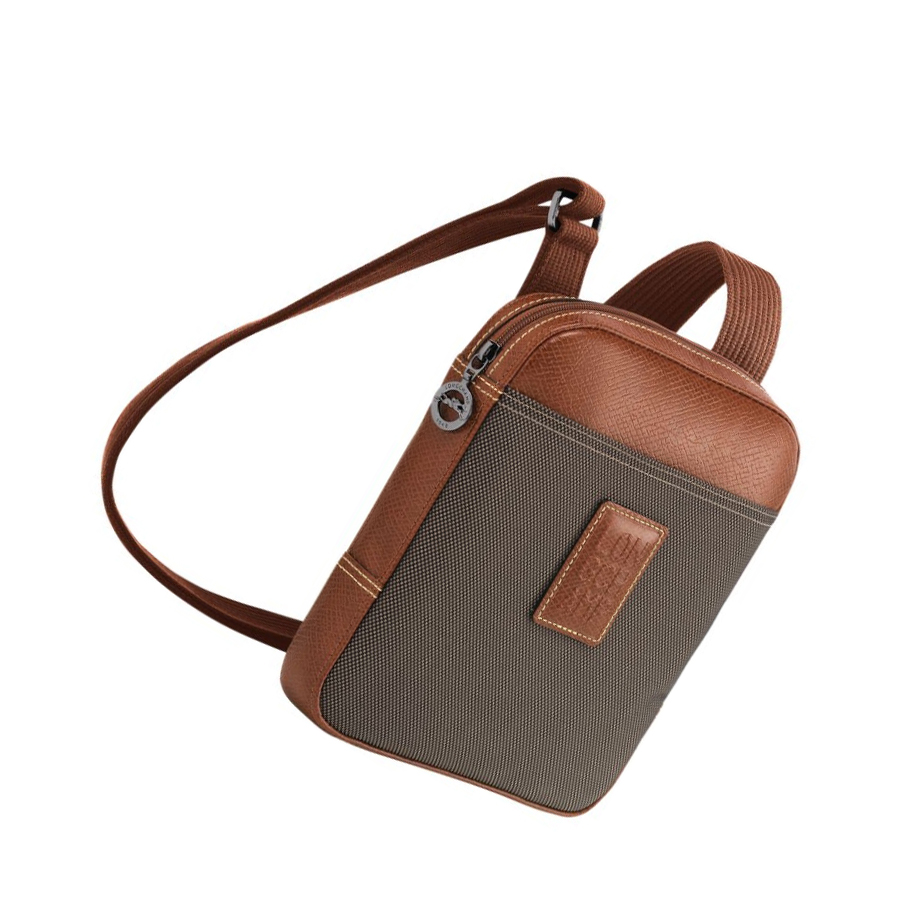 Longchamp Boxford S Miesten Crossbody Laukut Ruskea | Fi-TFUI042