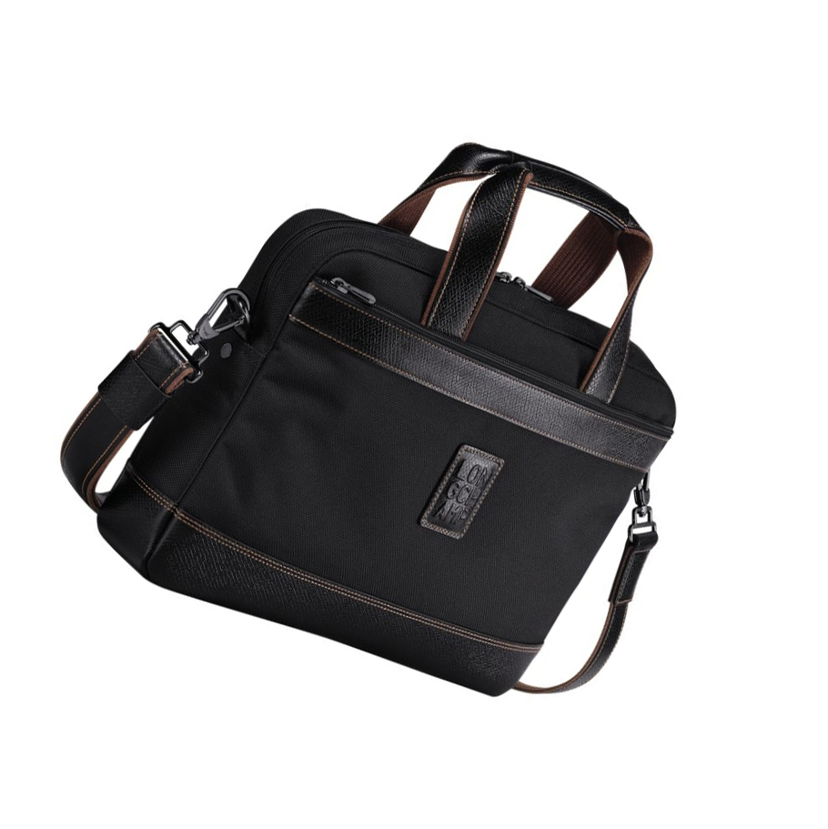 Longchamp Boxford S Miesten Salkku Mustat | Fi-ATWE458