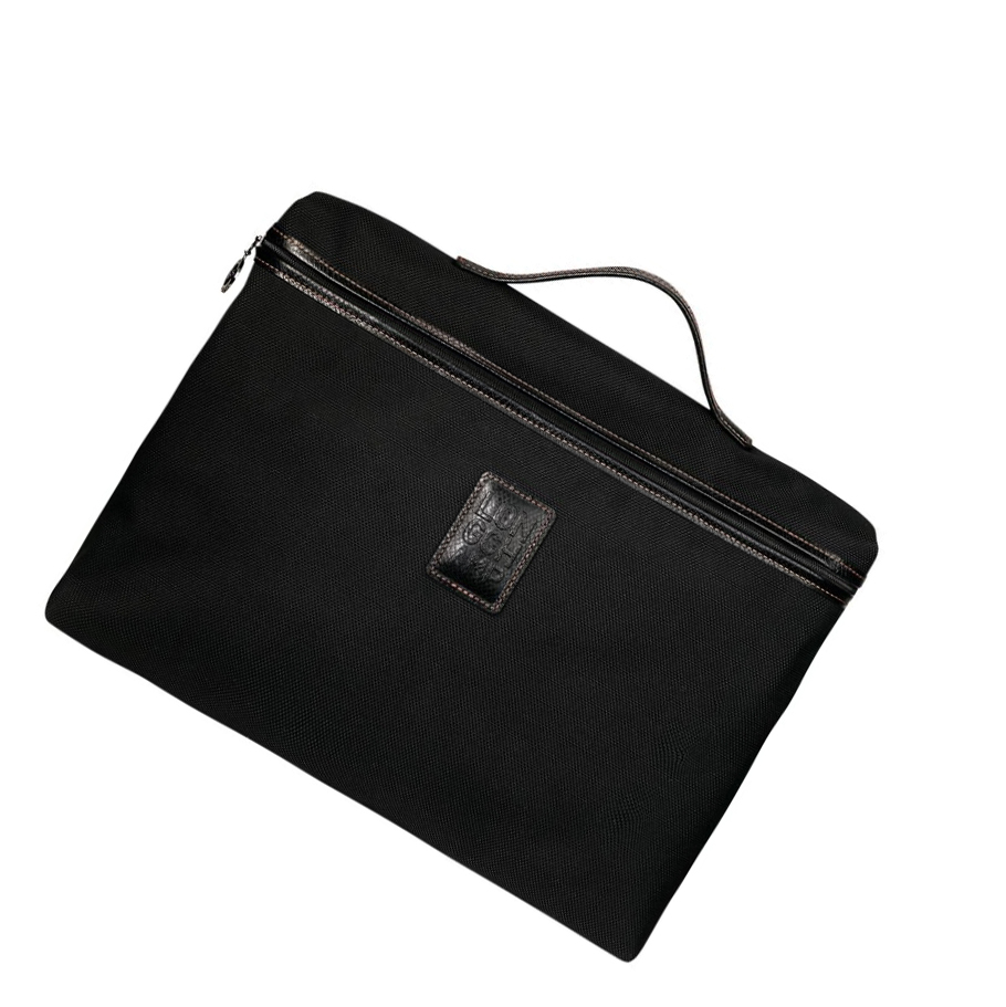 Longchamp Boxford S Miesten Salkku Mustat | Fi-OAYJ847