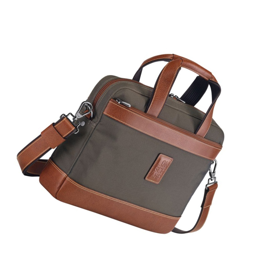 Longchamp Boxford S Miesten Salkku Ruskea | Fi-LASE453