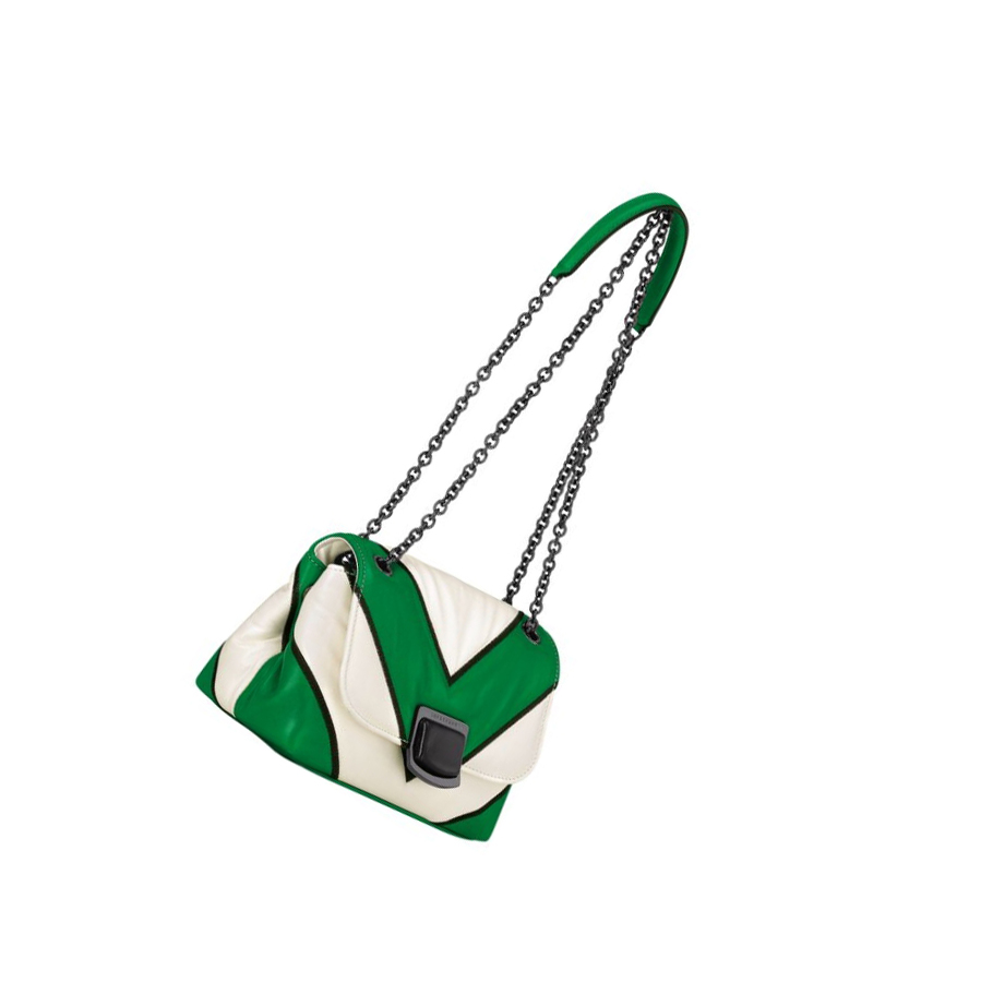 Longchamp Brioche Losange S Naisten Crossbody Laukut Vihreä | Fi-YHQI782