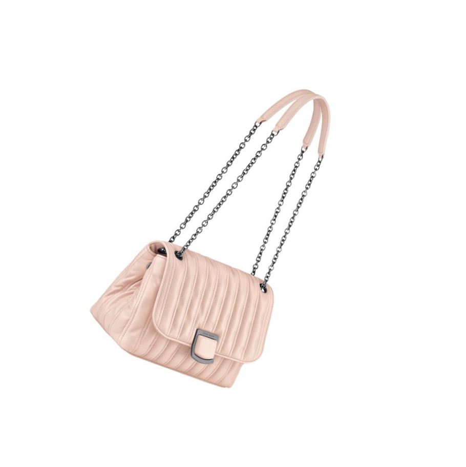 Longchamp Brioche M Naisten Crossbody Laukut Vaaleanpinkki | Fi-DUOQ382