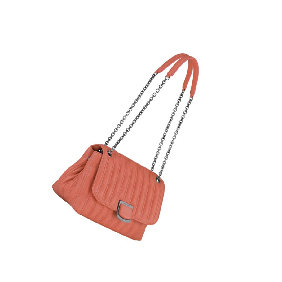 Longchamp Brioche M Naisten Crossbody Laukut Pinkki | Fi-RCNP294