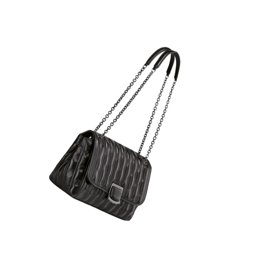 Longchamp Brioche M Naisten Crossbody Laukut Mustat | Fi-WZPL792
