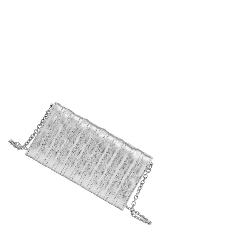 Longchamp Brioche Métal Naisten Lompakko Hopea | Fi-XIZB908