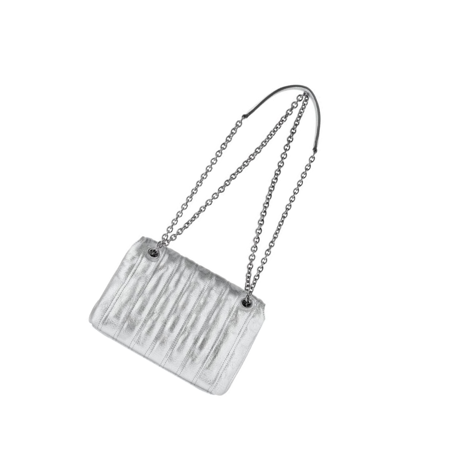 Longchamp Brioche Métal S Naisten Crossbody Laukut Hopea | Fi-PNTR749