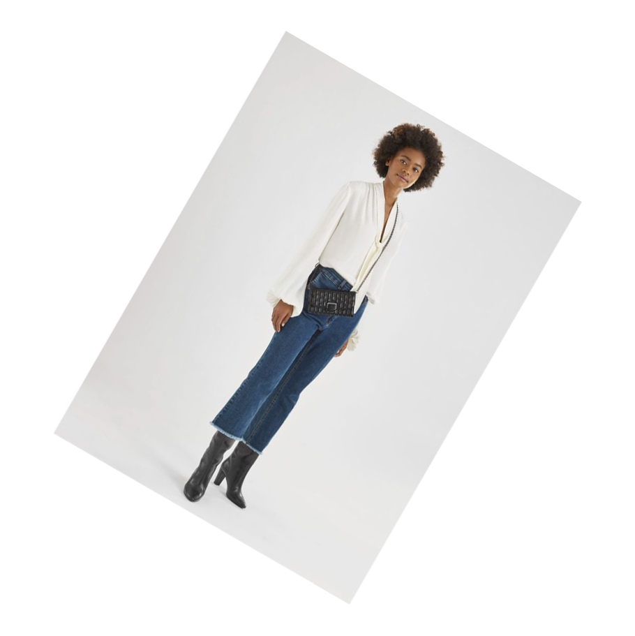Longchamp Brioche Naisten Lompakko Mustat | Fi-TPYR028