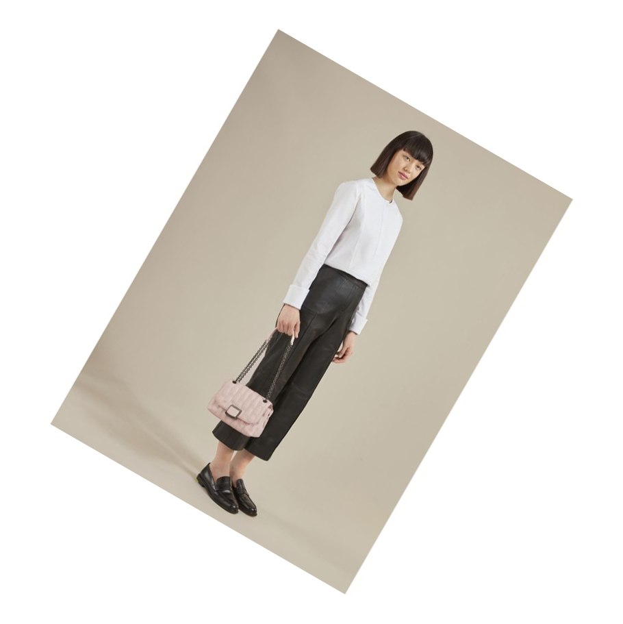 Longchamp Brioche S Naisten Crossbody Laukut Vaaleanpinkki | Fi-JBFC053