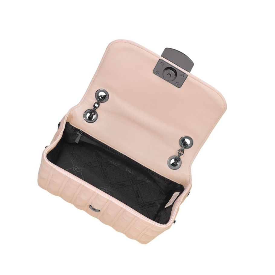 Longchamp Brioche S Naisten Crossbody Laukut Vaaleanpinkki | Fi-JBFC053
