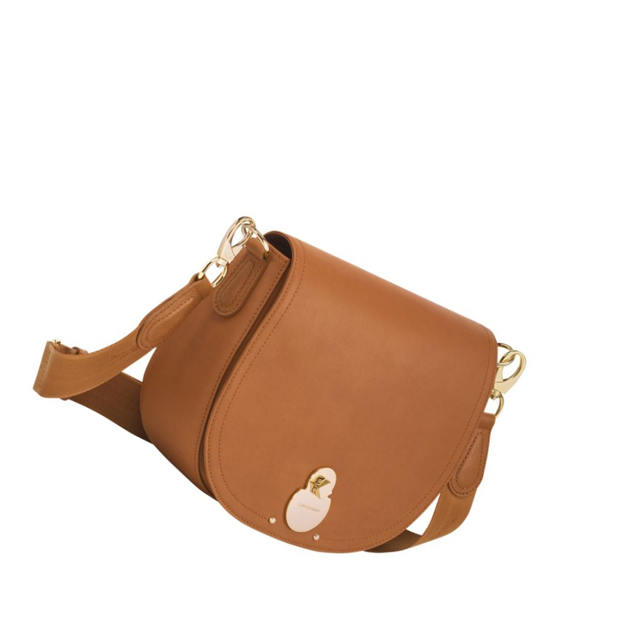 Longchamp Cavalcade M Naisten Crossbody Laukut Beige | Fi-IQSN643