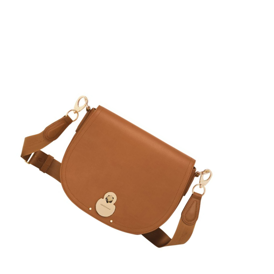 Longchamp Cavalcade M Naisten Crossbody Laukut Beige | Fi-IQSN643