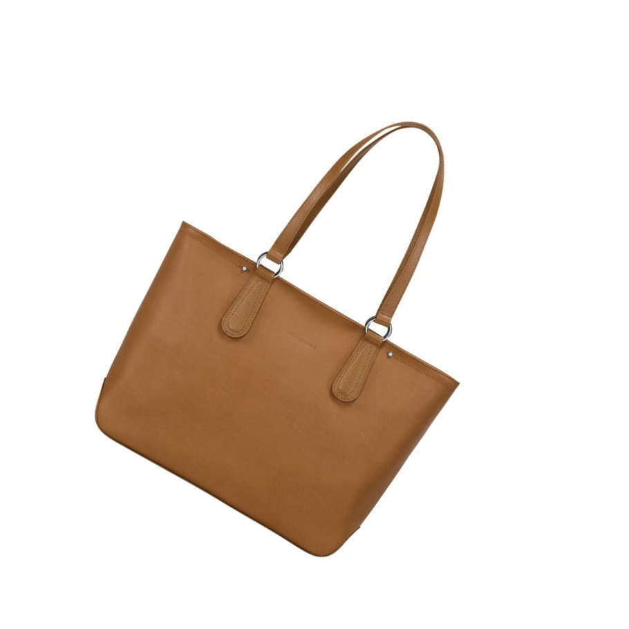 Longchamp Cavalcade Naisten Ostoskassit Beige | Fi-KOAI234
