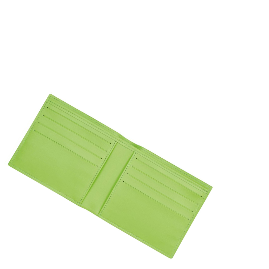 Longchamp Croco Block Miesten Lompakko Vihreä | Fi-PYWD634