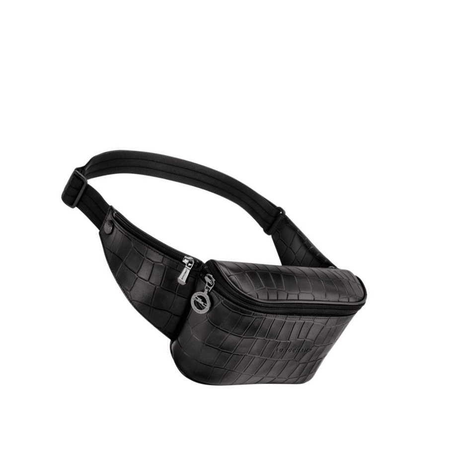 Longchamp Croco Block Miesten Vyölaukku Mustat | Fi-AXGK312