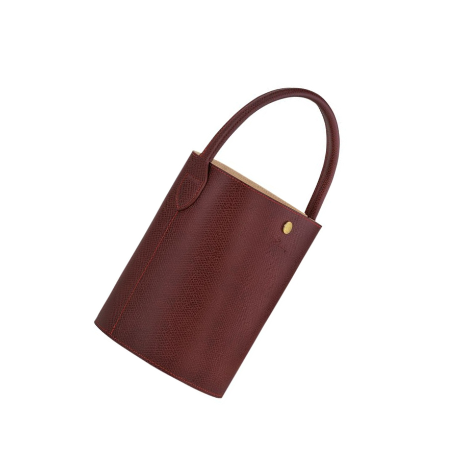 Longchamp Cuir De Russie Naisten Käsilaukut Punainen | Fi-ASCT724