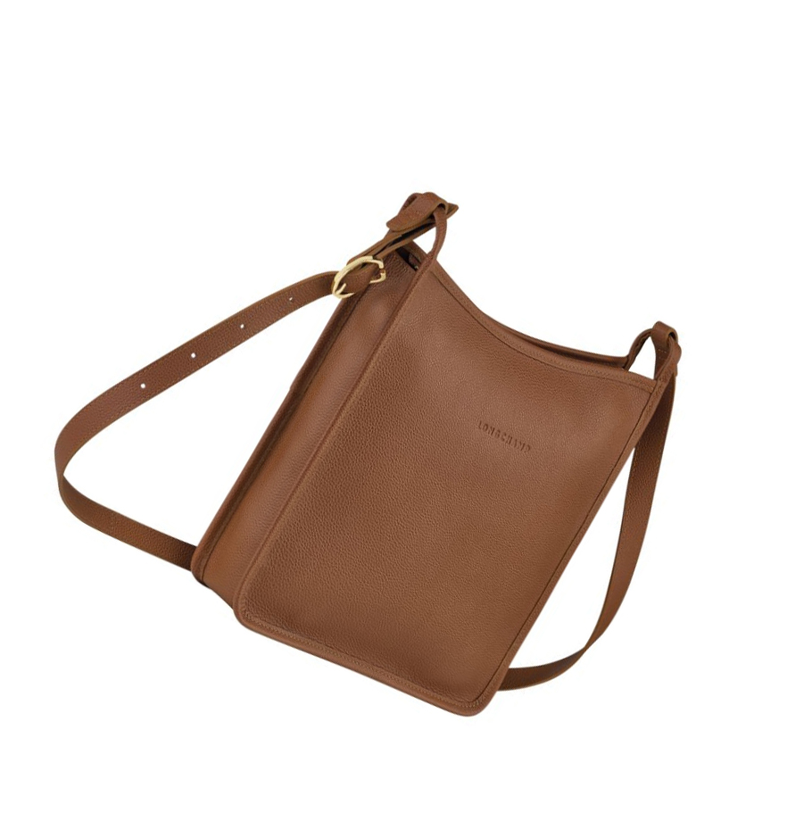 Longchamp Le Foulonné L Naisten Crossbody Laukut Ruskea | Fi-FMUR735