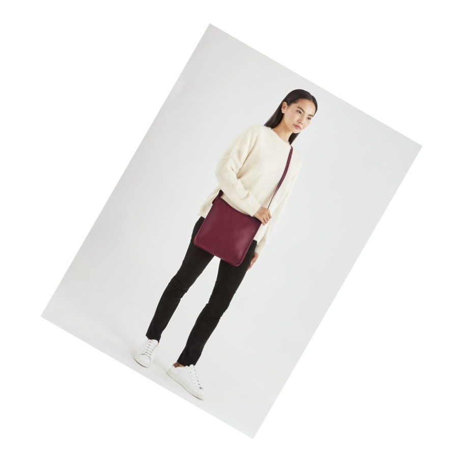 Longchamp Le Foulonné L Naisten Crossbody Laukut Punainen | Fi-FQPU586