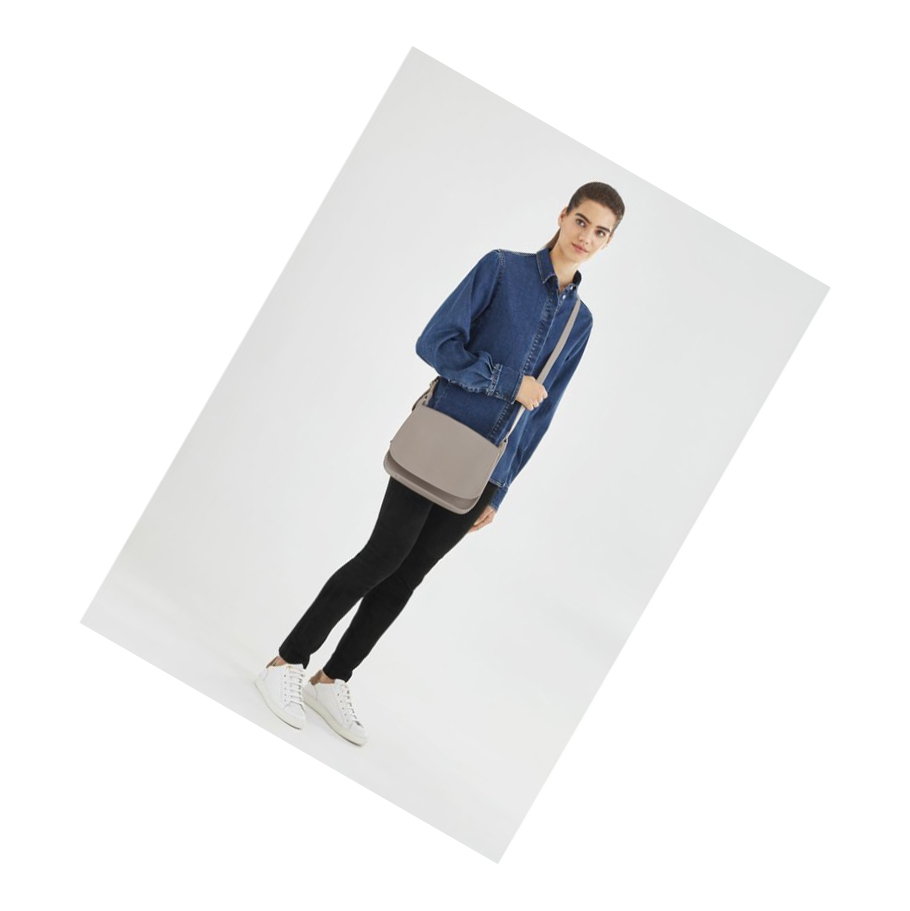 Longchamp Le Foulonné L Naisten Crossbody Laukut Harmaat | Fi-IHGL539