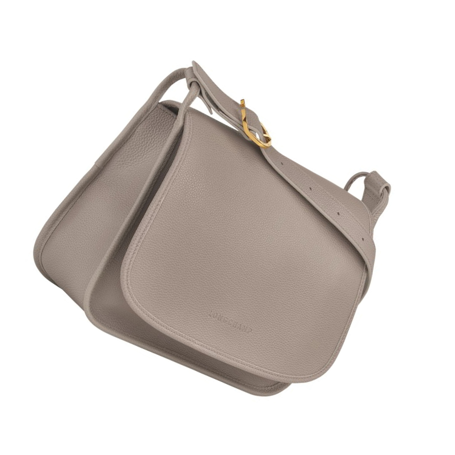 Longchamp Le Foulonné L Naisten Crossbody Laukut Harmaat | Fi-IHGL539