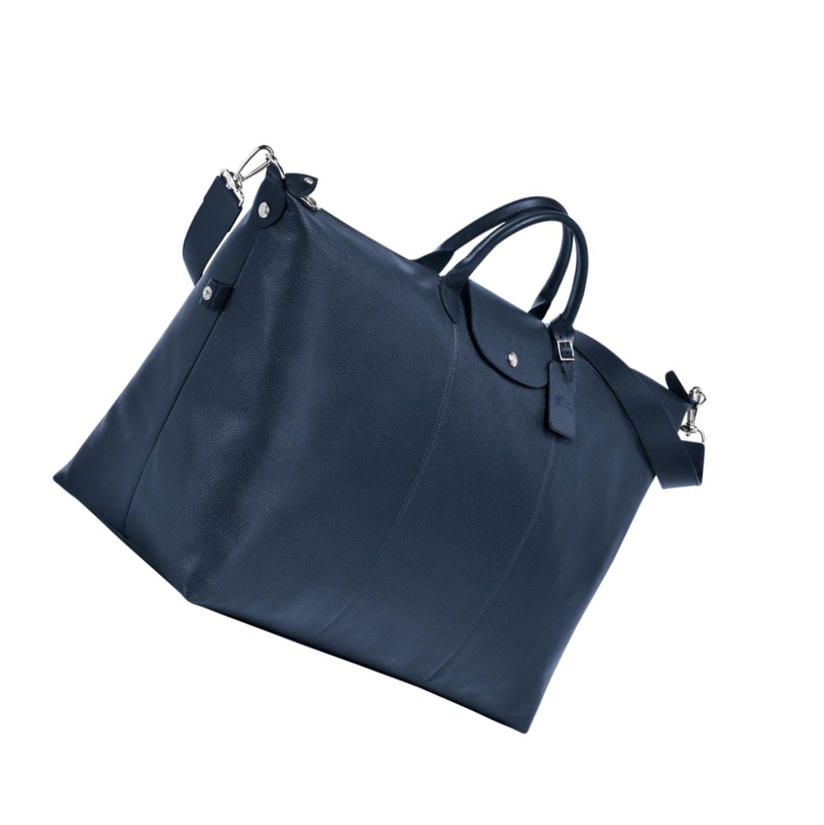 Longchamp Le Foulonné L Naisten Matkakassit Laivastonsininen | Fi-RFCO537