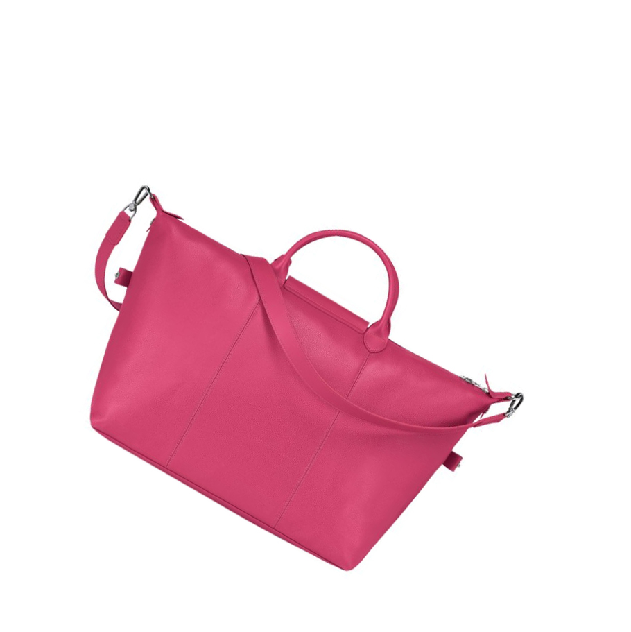 Longchamp Le Foulonné L Naisten Matkakassit Pinkki | Fi-XUOP678