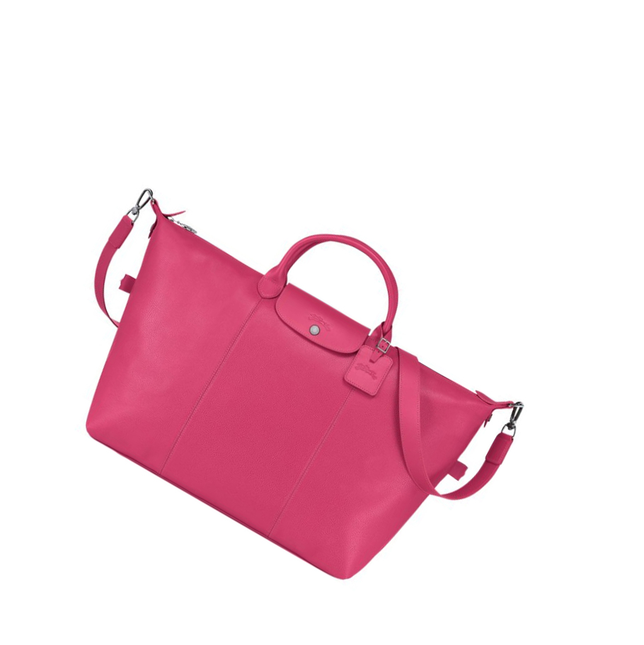 Longchamp Le Foulonné L Naisten Matkakassit Pinkki | Fi-XUOP678