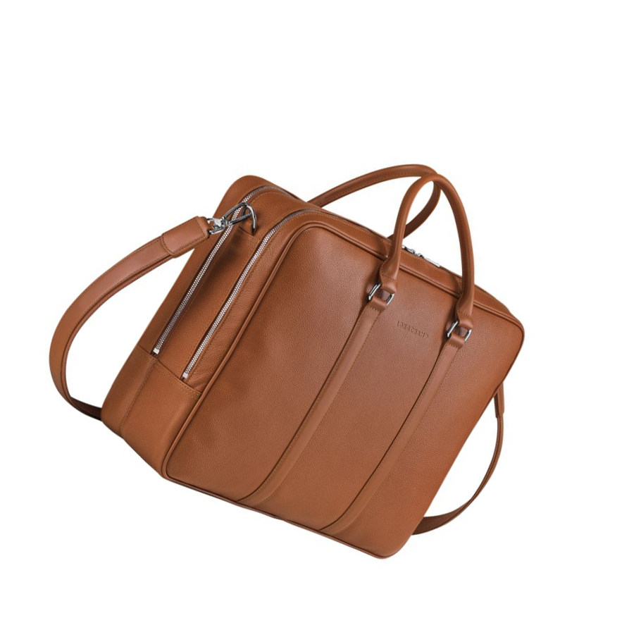 Longchamp Le Foulonné L Naisten Salkku Ruskea | Fi-UCQX791