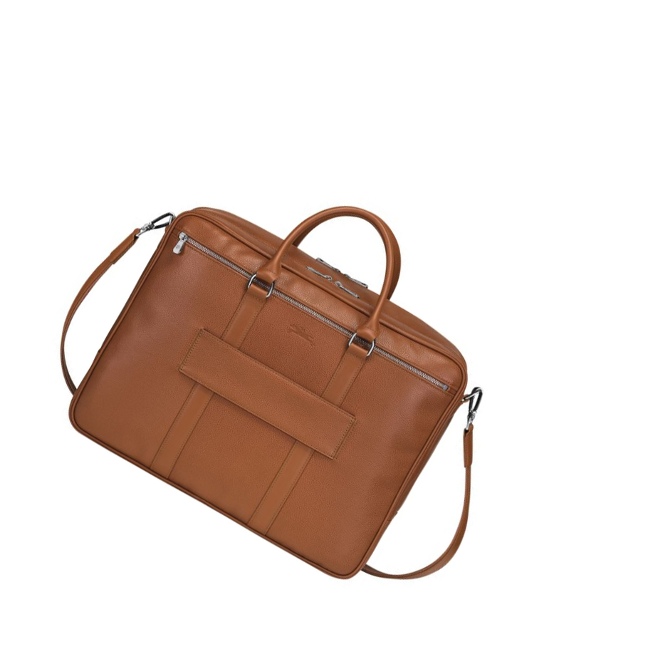 Longchamp Le Foulonné L Naisten Salkku Ruskea | Fi-UCQX791