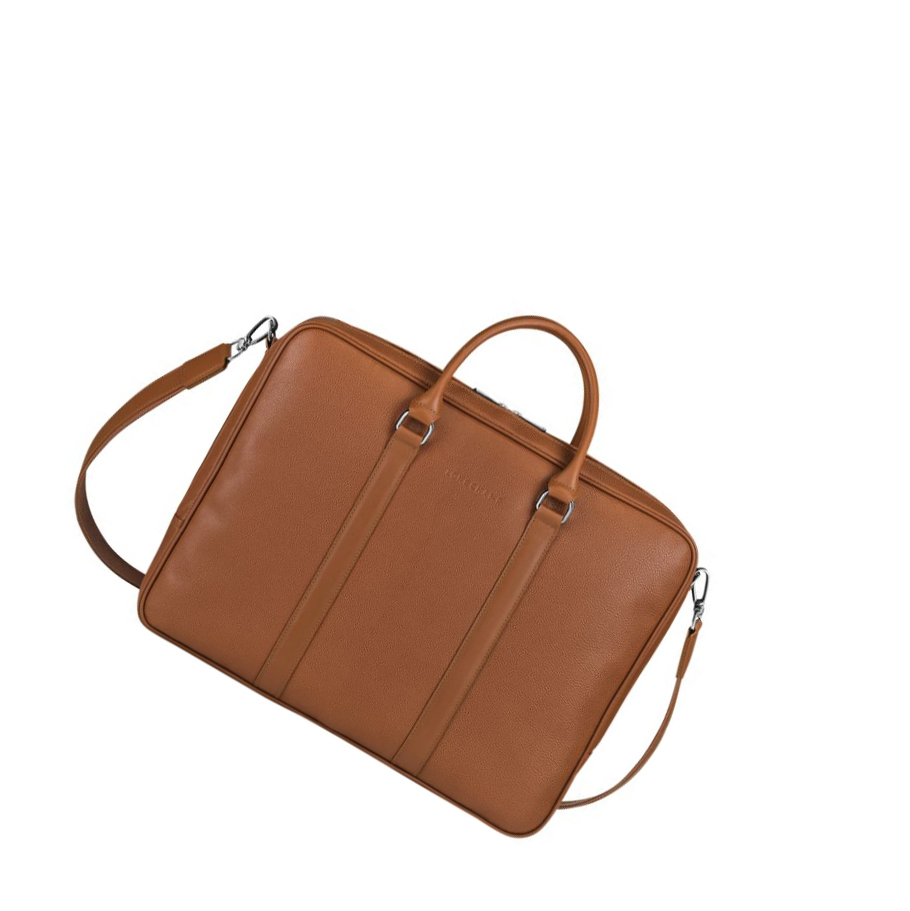 Longchamp Le Foulonné L Naisten Salkku Ruskea | Fi-UCQX791
