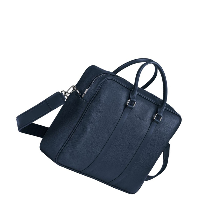 Longchamp Le Foulonné M Miesten Salkku Laivastonsininen | Fi-FBRH476