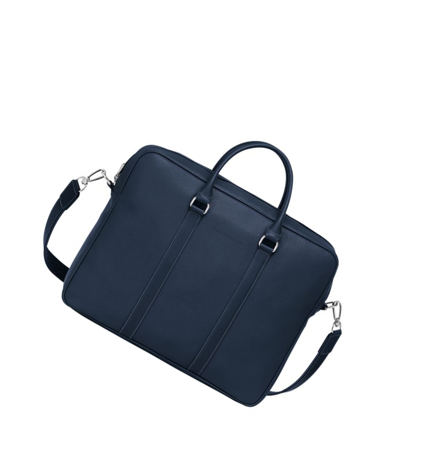 Longchamp Le Foulonné M Miesten Salkku Laivastonsininen | Fi-FBRH476