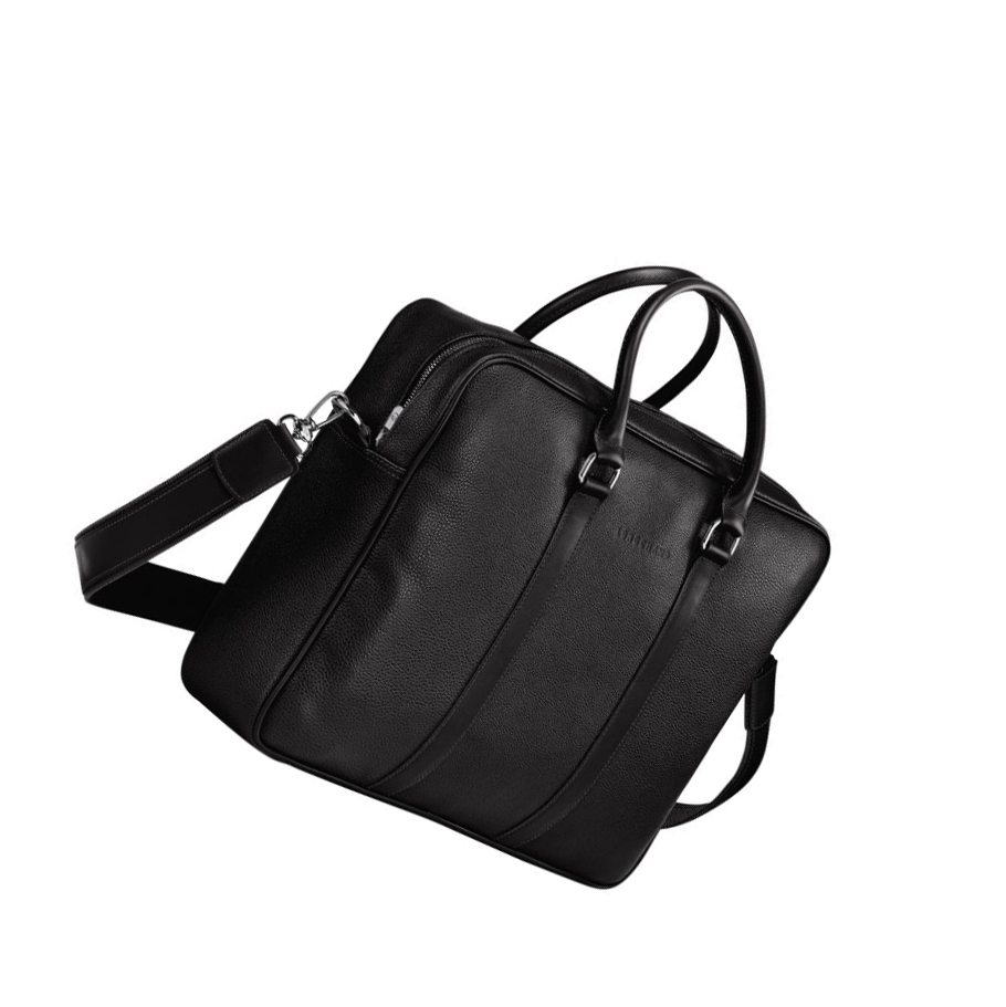 Longchamp Le Foulonné M Miesten Salkku Mustat | Fi-AXSH216