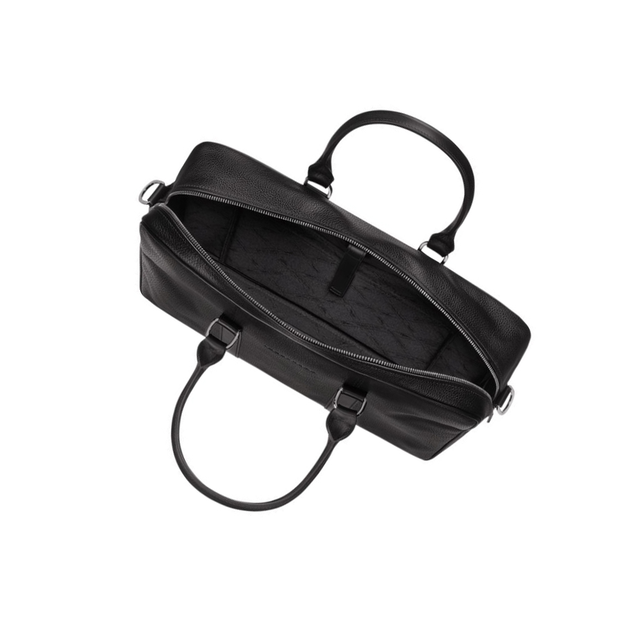 Longchamp Le Foulonné M Miesten Salkku Mustat | Fi-AXSH216