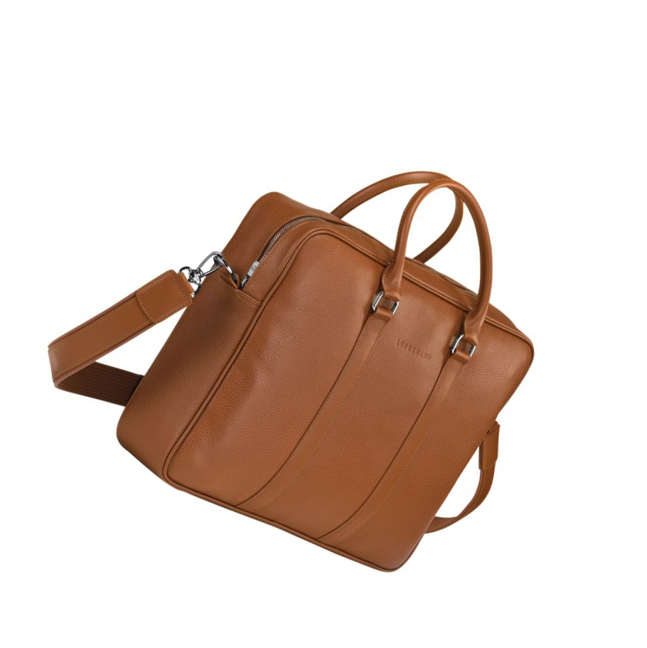 Longchamp Le Foulonné M Miesten Salkku Ruskea | Fi-JBTL261