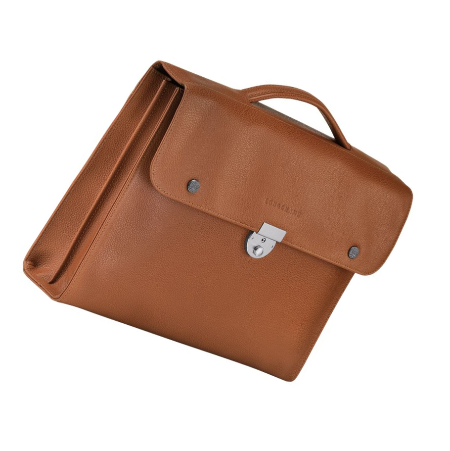 Longchamp Le Foulonné M Miesten Salkku Ruskea | Fi-MSFZ289