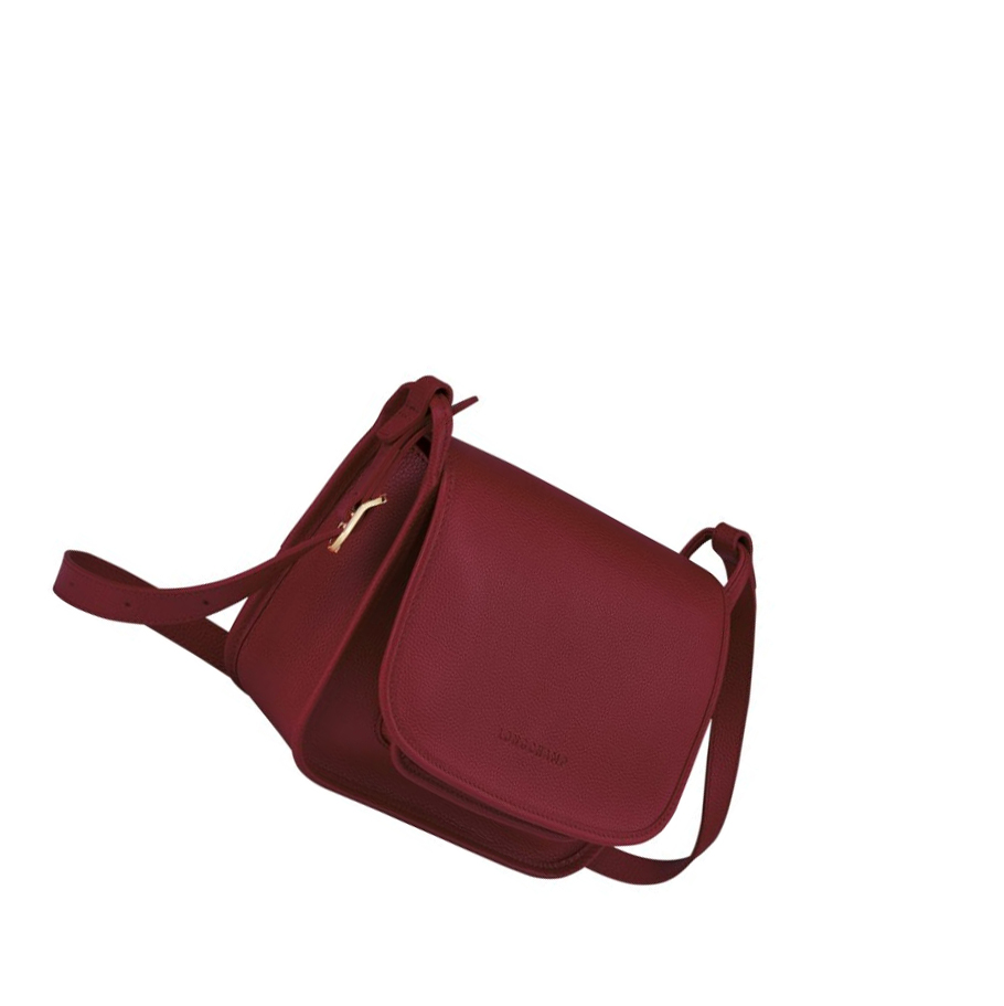 Longchamp Le Foulonné M Naisten Crossbody Laukut Punainen | Fi-VKGL859