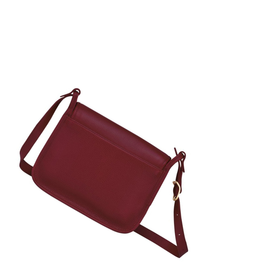 Longchamp Le Foulonné M Naisten Crossbody Laukut Punainen | Fi-VKGL859