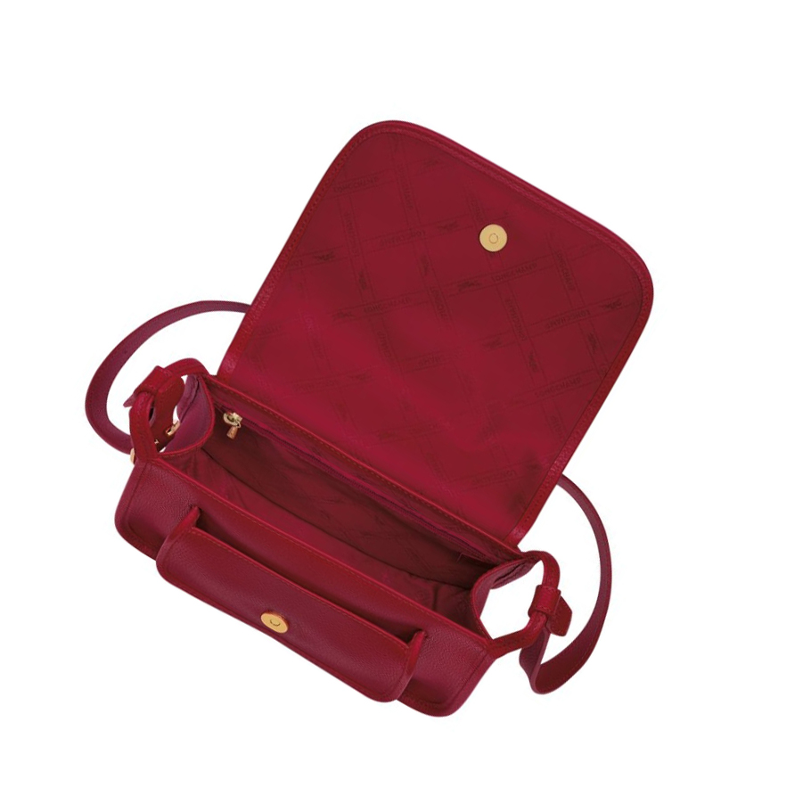 Longchamp Le Foulonné M Naisten Crossbody Laukut Punainen | Fi-VKGL859
