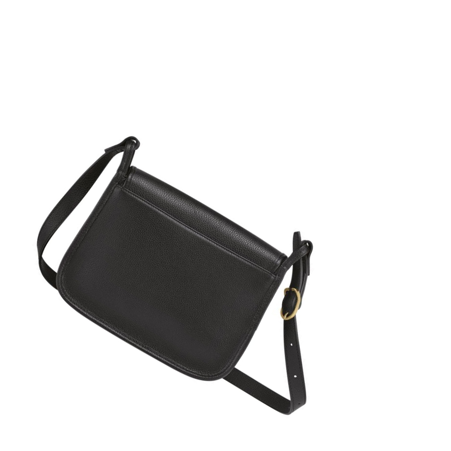 Longchamp Le Foulonné M Naisten Crossbody Laukut Mustat | Fi-VNHE437