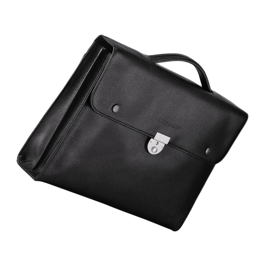 Longchamp Le Foulonné M Naisten Salkku Mustat | Fi-NQTP685