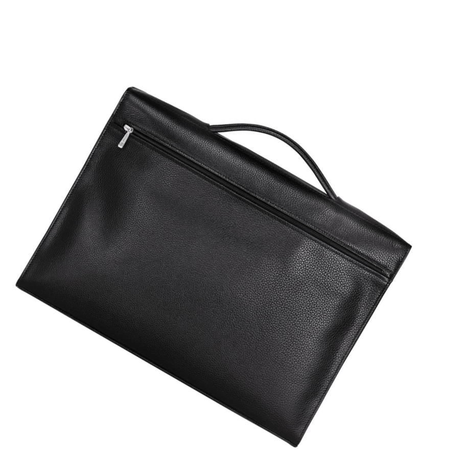 Longchamp Le Foulonné M Naisten Salkku Mustat | Fi-NQTP685